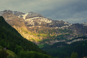 Simmenfälle is a powerful waterfall near Oberried in the Berner Oberland region of Switzerland.