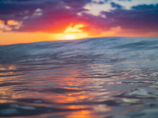 Dramatic Sunset over the Ocean