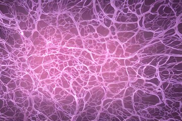 Collagen skin cell 3D filler elastin nutrition elasticity. Pink purple fiber on beauty skincare background