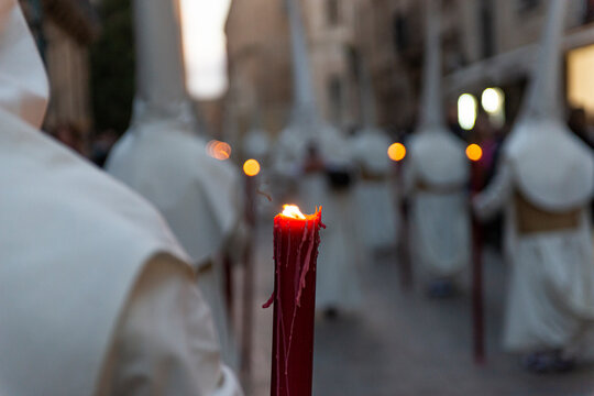 CIRIO PASCUAL PROCESI&Oacute;N SEMANA SANTA PROCESION DE SEMANA SANTA SALAMANCA 2022 INTER&Eacute;S TUR&Iacute;STICO INTERNACIONAL 9 Abril sabado de pasion cofradia penitencial del rosario
