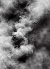 smoke fire black shape design