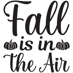 fall is in the air