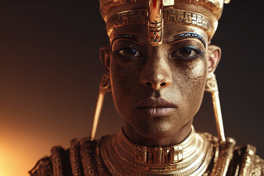 Faraón egipcio. IA generativa