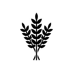 wheat icon vector design templates