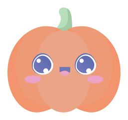 happy pumpkin design
