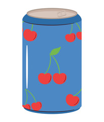 cherry beverage can
