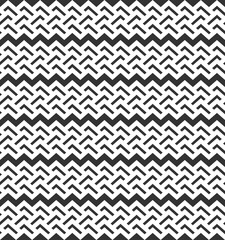 zig zag monochrome seamless pattern