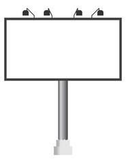 Billboard Illustration. Suitable for advertising project materials