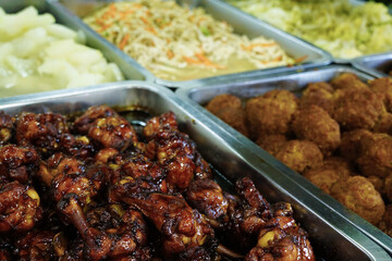 food in a market