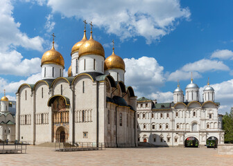 Fototapeta na wymiar The Dormition Cathedral, Moscow Kremlin