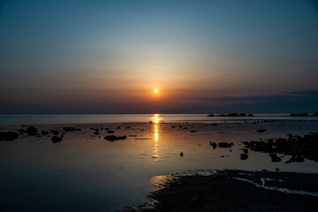 雨晴海岸の日の出