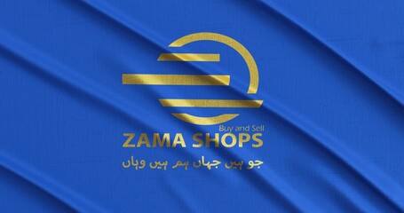 Typography word on silky cloth background wallpaper 