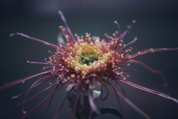 close up of a flower chrysanthemum