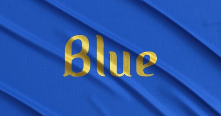 Typography word on silky cloth background wallpaper 