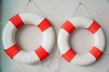 red life buoy