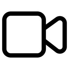 video recorder line icon
