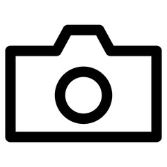 camera line icon