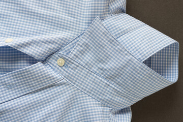 dress shirt - detail of from with turned up collar and button