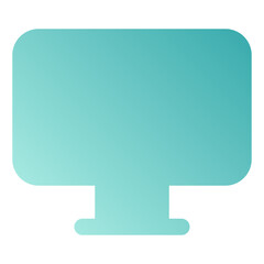 monitor gradient icon