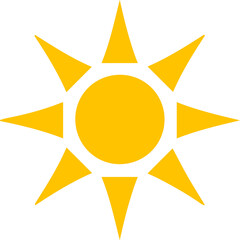 Flat sparkling star icon illustration
