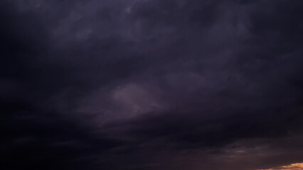 heavy dark rain storm clouds backdrop for weather forecast - abstract 3D illustration