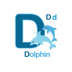 Cute Animals alphabet for kids education.