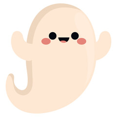 happy ghost illustration