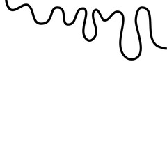 Droplet liquid melting border