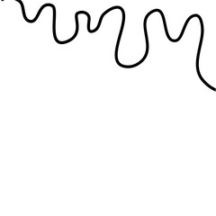 Droplet liquid melting border