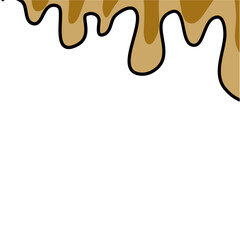 Droplet liquid melting border