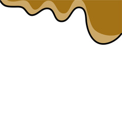 Droplet liquid melting border