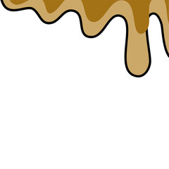 Droplet liquid melting border