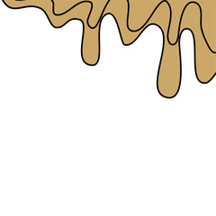 Droplet liquid melting border