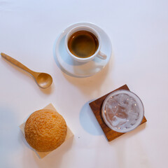 cup of coffee and chocolate