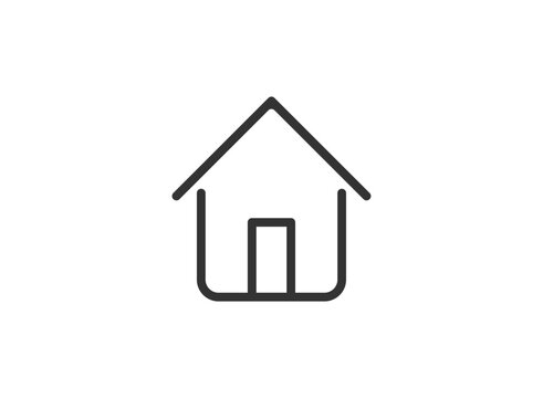 home icon vector sign symbol isolated.