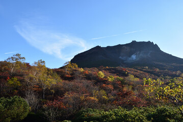 Climbing mountain in autumn, Nasu, Tochigi, Japan