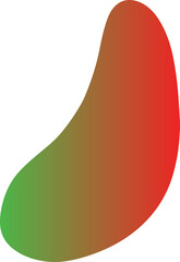 Colorful Fluid Abstract Shape
