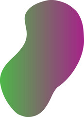 Colorful Fluid Abstract Shape
