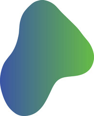 Colorful Fluid Abstract Shape
