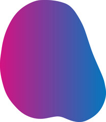 Colorful Fluid Abstract Shape
