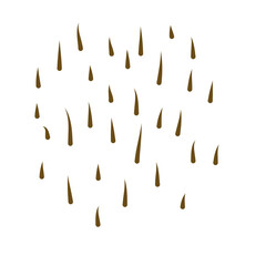 Group of raindrops pattern
