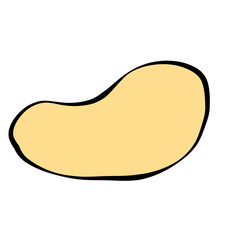 Abstract blob organic modern shape background