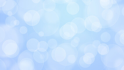 Abstract Blue Bokeh Light Background