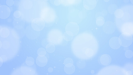 Abstract Blue Bokeh Light Background