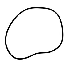 Abstract blob organic modern shape background