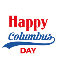 Happy Columbus Day t shirt design