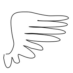 angel wings decoration