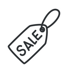 black sale tag