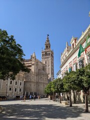 Catedral de Sevilla, La Giralda Tower, Seville Cathedral, Seville, Andalusia, Spain