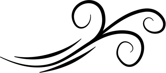 Flourish Swirl Ornament